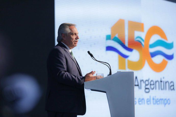 Alberto Fern&aacute;ndez celebr&oacute; el 150 aniversario del Servicio Meteorol&oacute;gico Nacional.