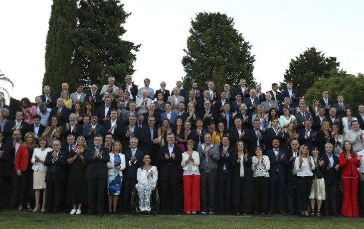 macri reunio a su tropa parlamentaria en olivos