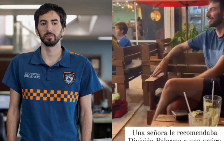el divertido momento que vivio santiago korovsky de division palermo: sos igual