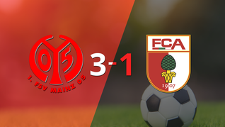 con doblete de lee jaesung, mainz derroto a augsburg