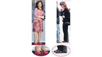 ámbito.com | Esta semana la Presidente se mostró poco glamorosa al usar zapatillas. Además, optó por zapatos sin puntera que dejaban al descubierto la costura de sus medias de lycra, un detalle para nada elegante.