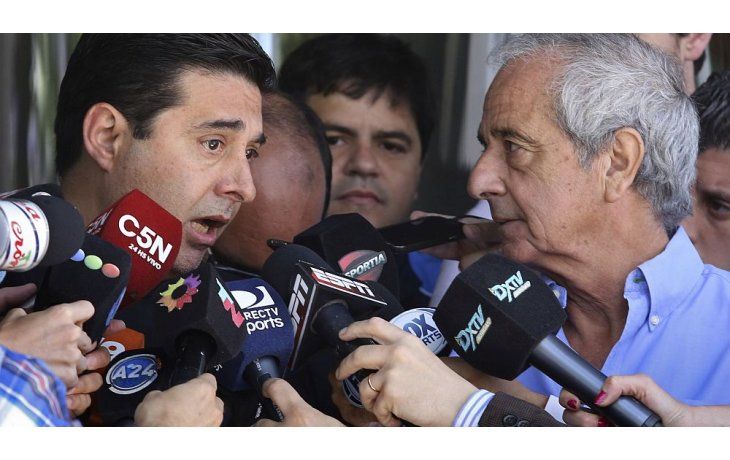 Angelici apoyó a River tras el polémico partido frente a Lanús.