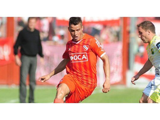 Alexis Zárate, cuando jugaba en Independiente.