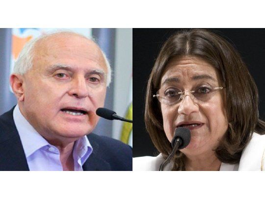 Miguel Lifschitz y Lucía Corpacci