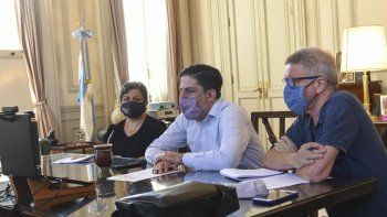 En pantalla: Nicolás Trotta analizó la situación de cinco de los distritos más afectados por el Covid-19.