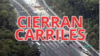 Cierre de carriles en la México - Toluca.