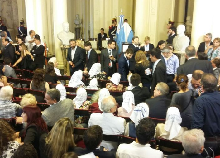 Último acto de Cristina de Kirchner como Presidente.