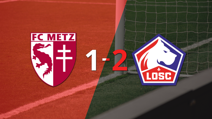 Lille remonta el partido con Metz y sella el triunfo 2 a 1