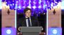 Javier Milei at the presentation ceremony of the Palacio Libertad. Javier Milei at the presentation ceremony of the Palacio Libertad.