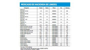 Liniers: jornada de precios en baja