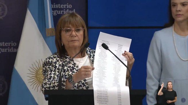 Bullrich entregó una lista de los 15 mil hinchas que no podrán viajar al Mundial de Clubes de Estados Unidos