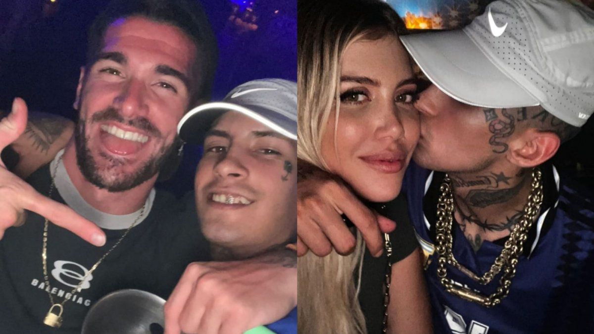 Summit meeting: Wanda Nara L-Gante and Rodrigo De Paul partying