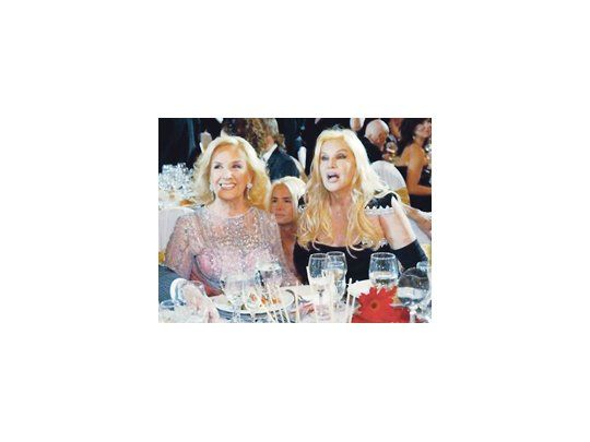 Mirtha Legrand y Susana Giménez, divas 2012 de «Telefé». Estarán presentes junto a un centenar de celebrities en la fiesta del domingo.