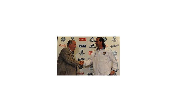 Julio Grondona está contento con lo realizado por Sergio Batista hasta el momento.