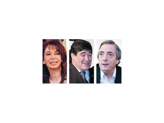 Cristina de Kirchner, Carlos Zannini, Néstor Kirchner