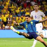 Daniel Muñoz convirtió el primer gol de Colombia en el Mundial 2026. Daniel Muñoz convirtió el primer gol de Colombia en el Mundial 2026.