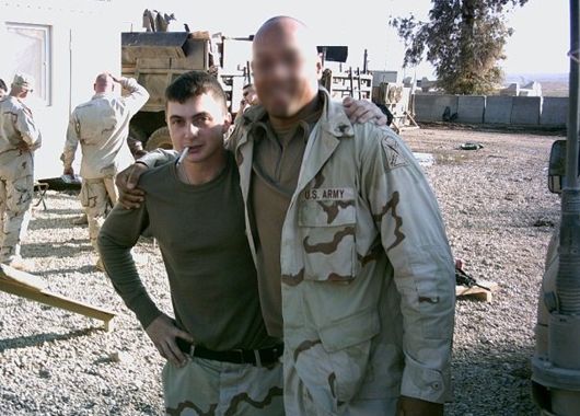 Rob Brucker en Irak.