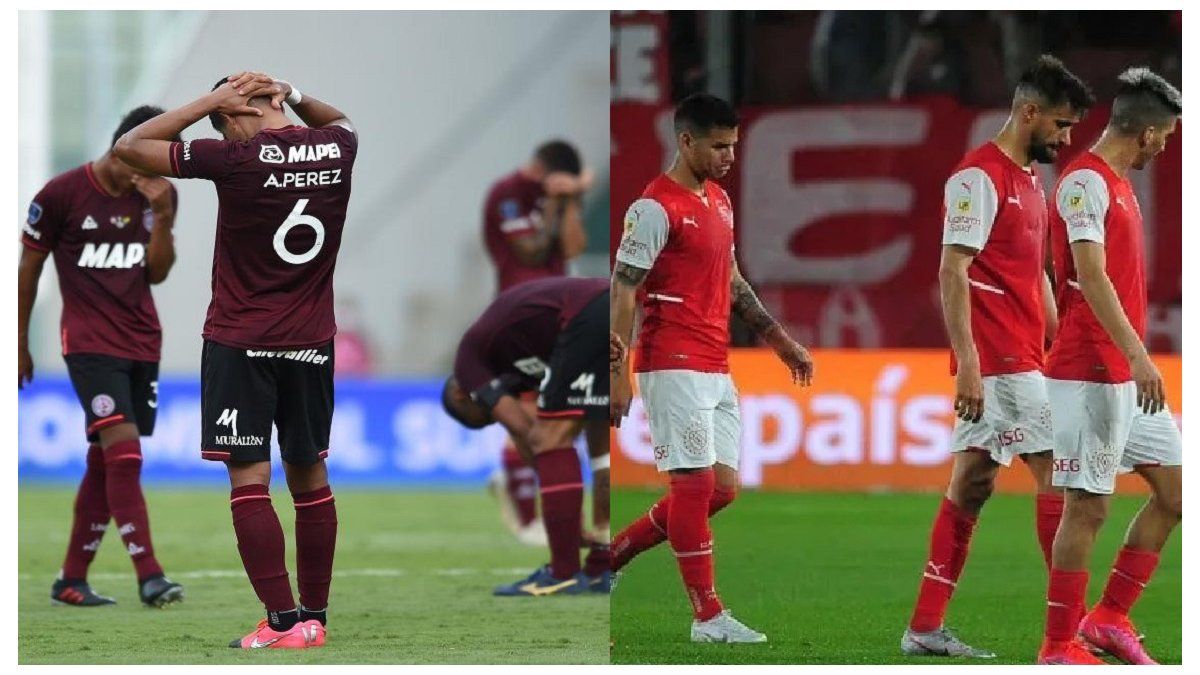 Intimidating parades appeared in Lanús and Independiente