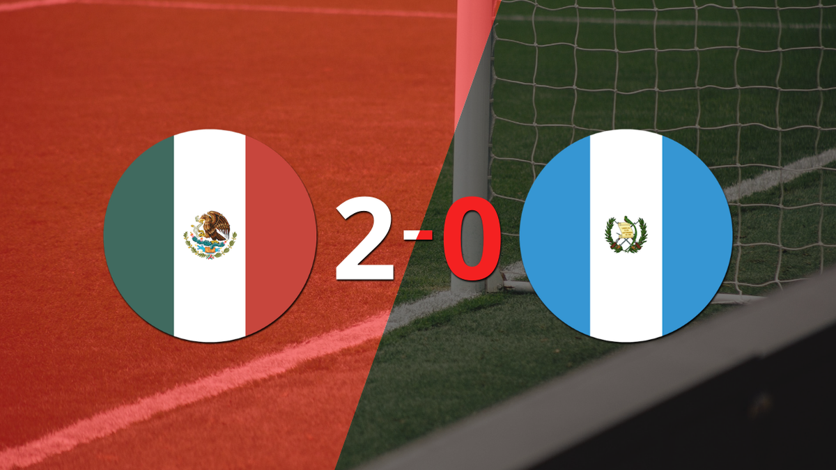 Mexico defeated Guatemala 2-0 at home