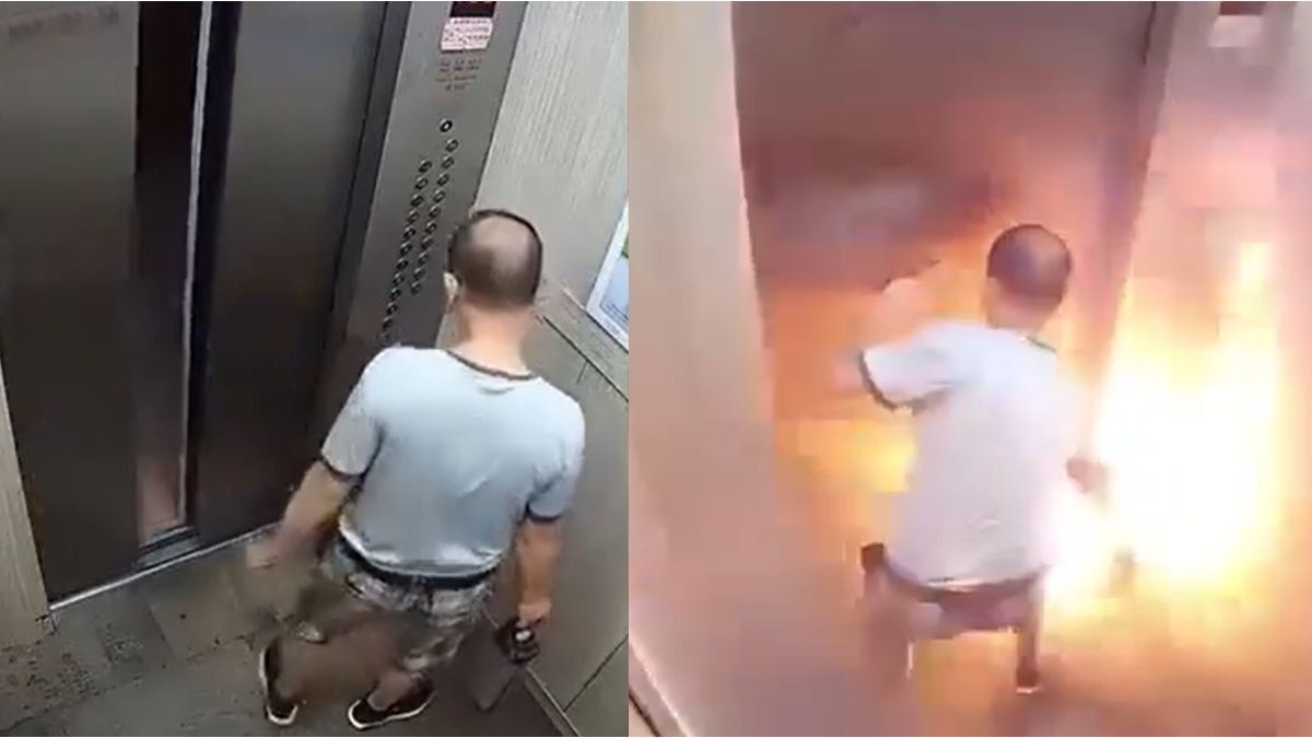 In China, a man died in an elevator after a lithium battery exploded