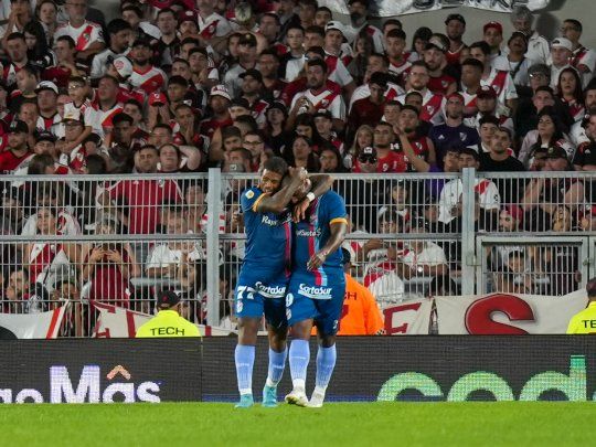 Batacazo. Arsenal le ganó a River en el Monumental por la Liga Profesional.