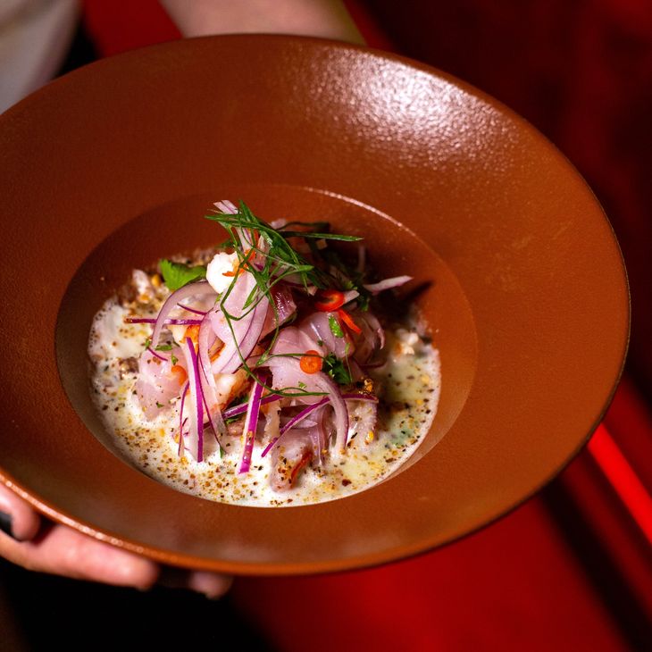 Wasabi Ceviche from Nego Restaurant.