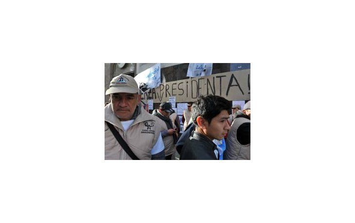 Vigilia militante en la puerta de la Favaloro