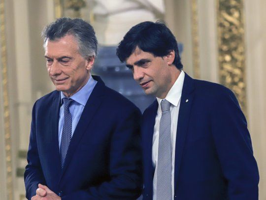 Mauricio Macri y Hernán Lacunza.