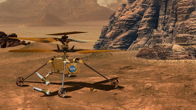 El helicóptero forma parte de la misión Mars 2020.