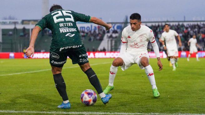 Con sabor a poco. Sarmiento y Huracán sumaron de a uno en Junín.