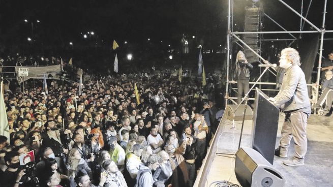 convocatoria. Javier Milei pidió a sus “leones” que se “metan en el barro” para la victoria liberal en Capital.