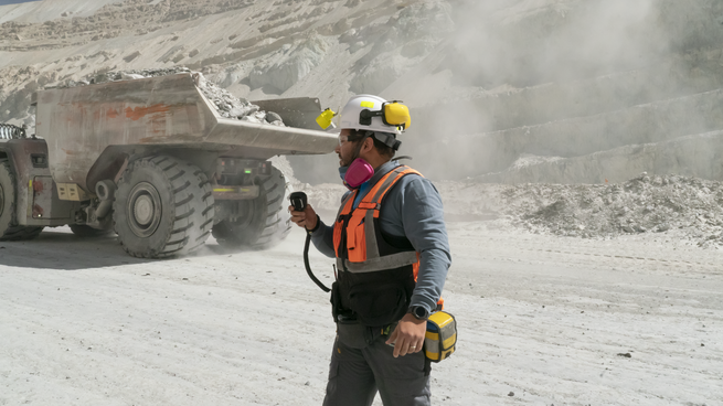 Minería trabajadores Motorola