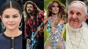 Selena Gómez, Foo Fighters, Jennifer López y el papa Francisco participarán este sábado del Vax Live: The Concert To Reunite The World.