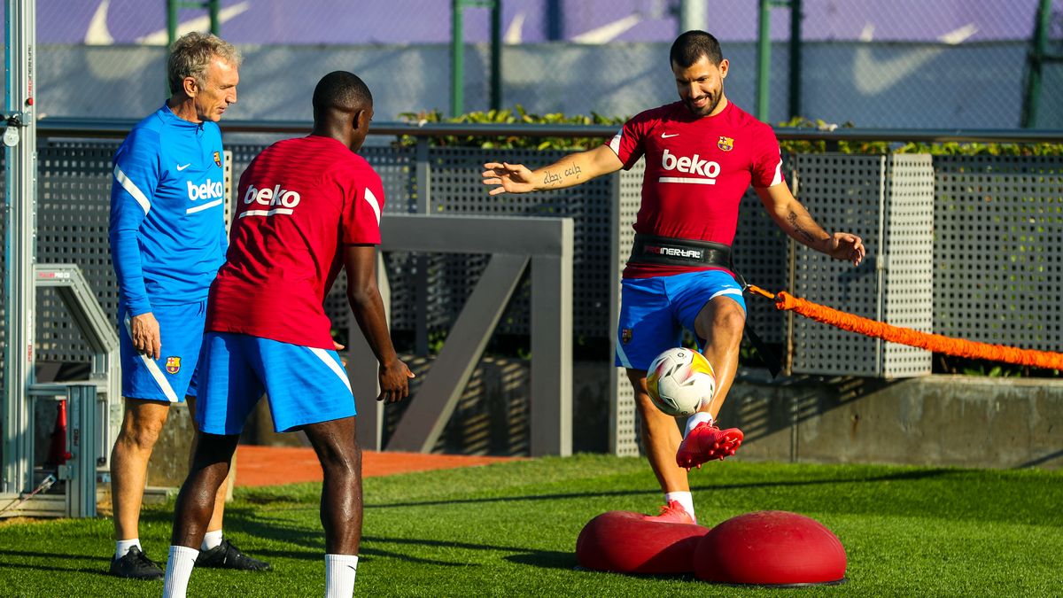 Sergio Agüero returned to training and prepares his debut in Barcelona