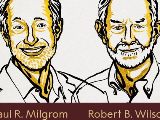 Paul Milgrom&nbsp;y Robert Wilson, ganadores del Premio Nobel de Economía 2020.