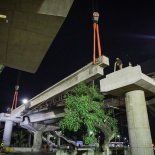 El gobierno de la Ciudad trabajó durante la madrugada en la ampliación del Puente Labruna El gobierno de la Ciudad trabajó durante la madrugada en la ampliación del Puente Labruna