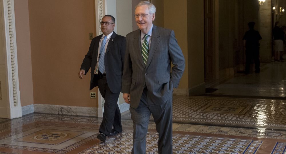 Mitch McConnell, Republican leader in the Senate. Mitch McConnell, Republican leader in the Senate.