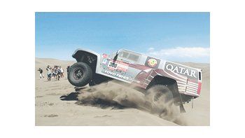 Al Attiyah dio un espectáculo magnífico al obtener el tramo especial, pero sólo le alcanzó para ubicarse sexto en la clasificación general.
