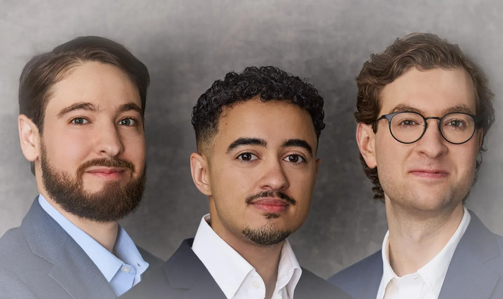 Daniel Breyer, Morgan Cheatham y Ted Breyer, los socios de Jim en Daniel Breyer, Morgan Cheatham y Ted Breyer, los socios de Jim en