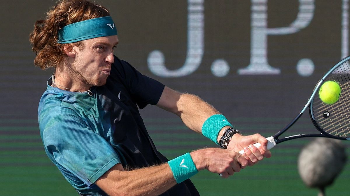 Calm down Rublev: he yelled at a linesman and was disqualified from Dubai