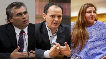 Alejandro Vanoli, Fausto Spotorno y Eva Sacco.