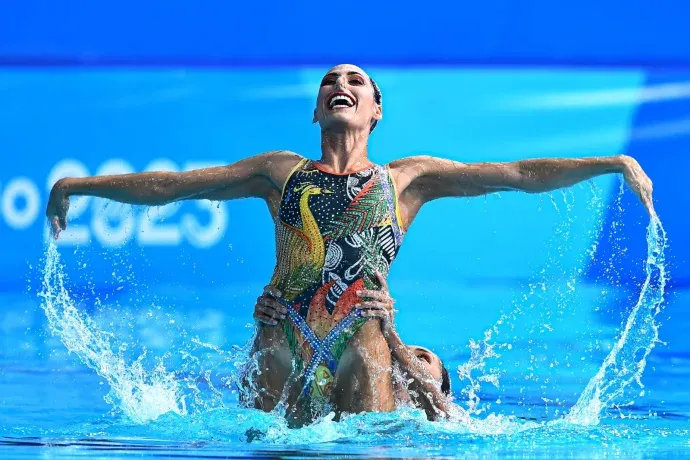 Nuria Diosadado, flag bearer and captain of the artistic swimming team, will be participating in the team and in the duet.