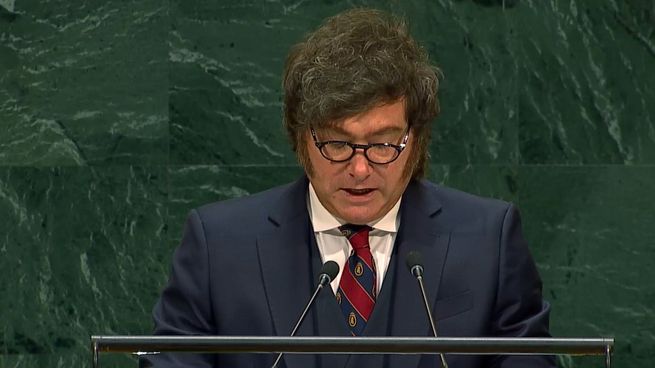Javier Milei destacó la cuestión Malvinas en su discurso ante la Asamblea de las Naciones Unidas.&nbsp;