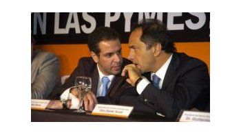 ámbito.com | El excandidato Leo Rial junto al gobernador bonaerense, Daniel Scioli.