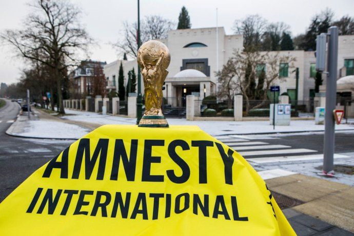 Amnistia Internicional insta a la Fifa a tener en cuenta los derechos humanos cada vez que tenga que otorgar la organización de un Mundial a determinados países.