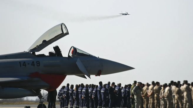 Varios países europeos no han querido enviar sus aviones de combate a Ucrania.