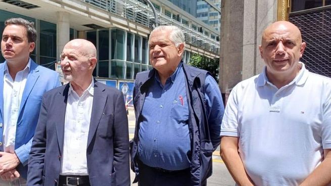 Varios dirigentes participaron de los festejos.