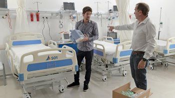 Andreotti recorrió las nuevas institucionales y dijo que tenemos la posibilidad de demostrar que podemos dejar de pensar individualmente y trabajar en sociedad. Con el cuidado de cada uno vamos a vencer a esta pandemia”.