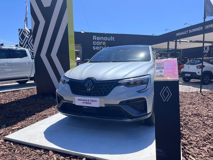 The Renault Arkana exhibited in Pinamar. The Renault Arkana exhibited in Pinamar.