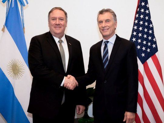Macri recibió a Pompeo en la Quinta de Olivos.